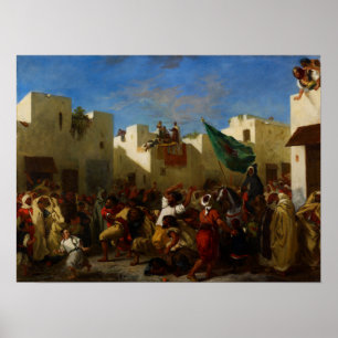 Poster Delacroix - Os Fanáticos Do Tânger