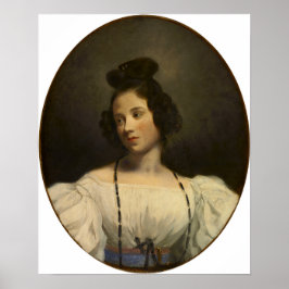 Poster Delacroix - Retrato