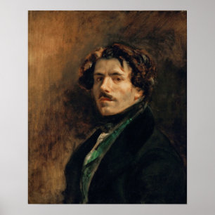 Poster Delacroix - Retrato Do Artista 1837