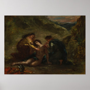 Poster Delacroix - Saint Sebastien With Sainte Irene And…