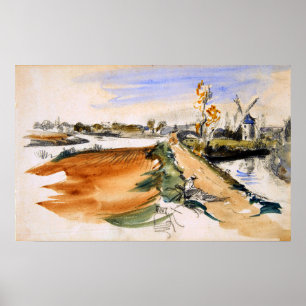 Poster Delacroix - Sketchbook France E Environs