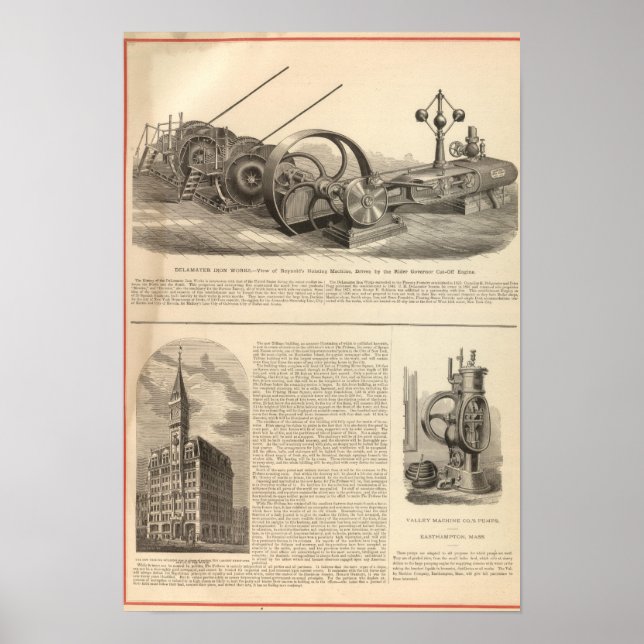 Poster Delamater Iron Works (Frente)