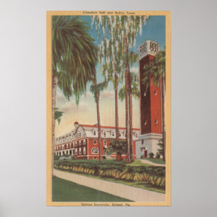 Poster Deland, Florida - View of Stetson University