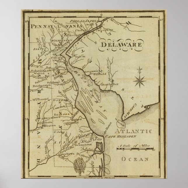 Pôster Delaware (Frente)
