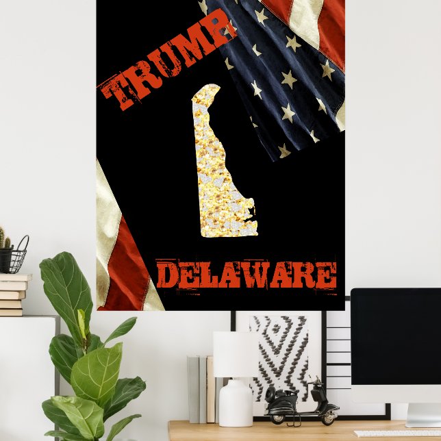 POSTER DELAWARE  (Escritório em casa)
