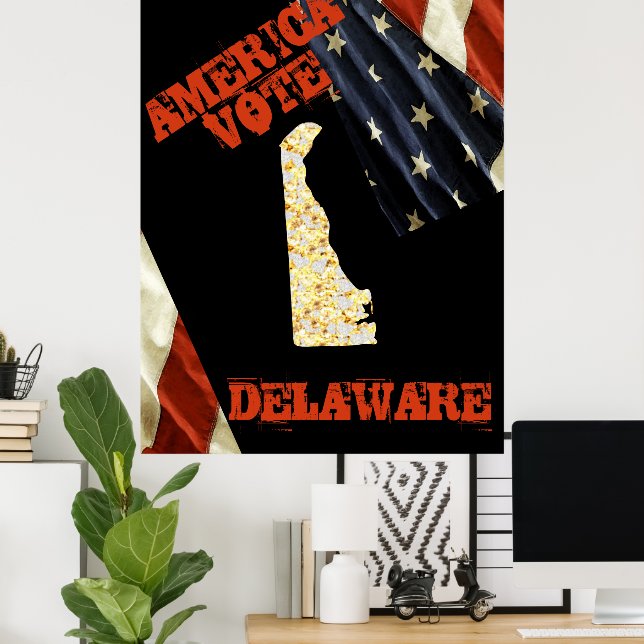 POSTER DELAWARE  (Escritório em casa)