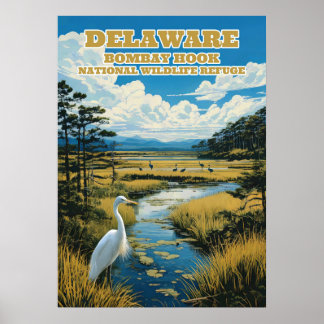 Poster Delaware Bombay Hook V02