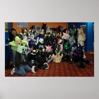Poster Delaware furBowl 25 Furpretenders Group Foto