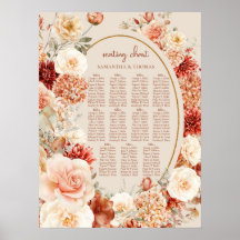 Delicar terracotta blush tan sage floral Seating