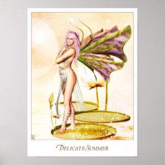 Poster Delicate Summer Faerie