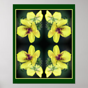 Poster Delicate Yellow Abstrato Art