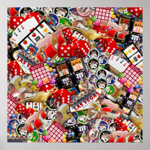 Poster Delícia de Gamblers de Las Vegas