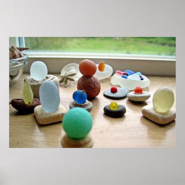 Pôster Delícia de Vidro do Mar (Frente)