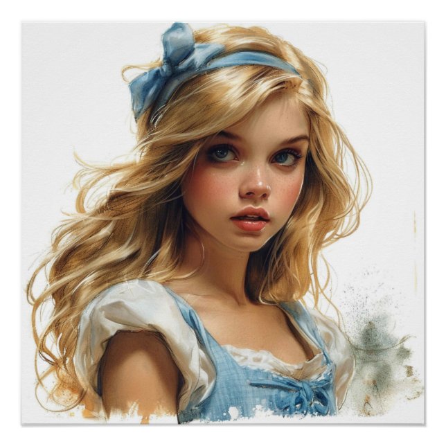 Pôster Delícia Extravagante do País das Maravilhas da Ali (Frente)