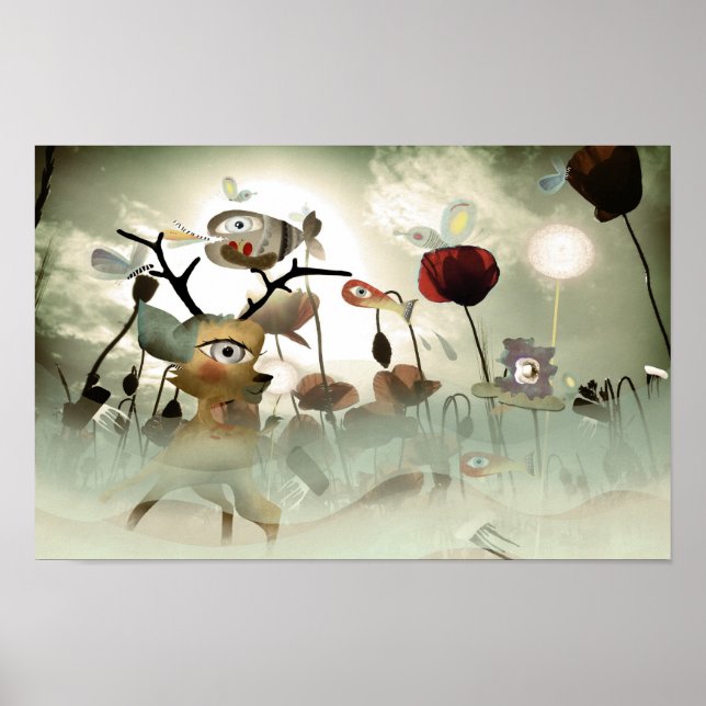 Pôster Delicioso leve e transparência (Frente)