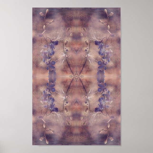 Poster Delight Delphinium (Frente)