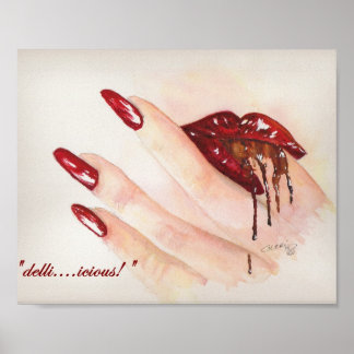 Poster "delli...impressão de 8" x 10"