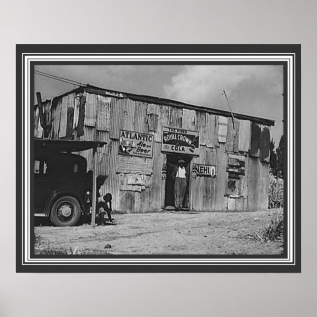 Poster Delta Juke Joint de 1930 (Frente)