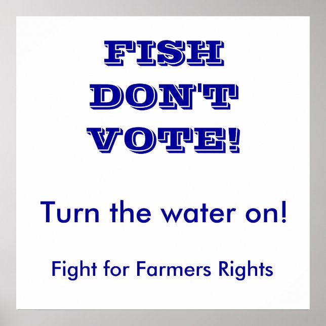 Poster delta smelt (Frente)