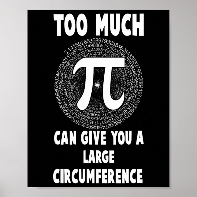 Poster Demasiada Captura De Professores De Matemática Pi- (Frente)