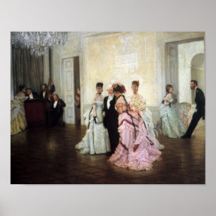 Poster Demasiado cedo, por James Tissot