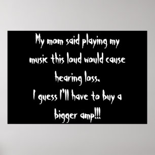 Pôster demasiado ruidosamente?