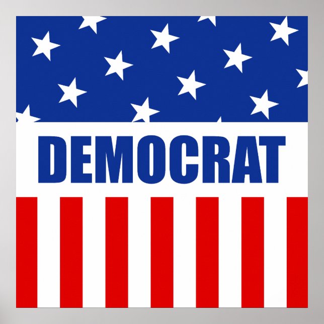 Poster Democrata Donkey (Frente)