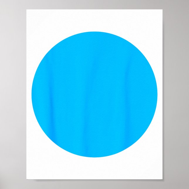 Poster Democrata Ponto Azul Azul Para Nebraska Mapa Dist (Frente)