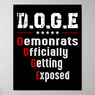 Poster Democratas-Cães Oficialmente Expostos