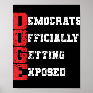 Poster Democratas-Cães Oficialmente Expostos _2