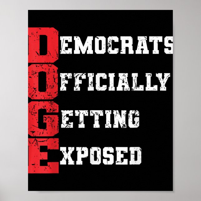 Poster Democratas-Cães Oficialmente Expostos _2 (Frente)