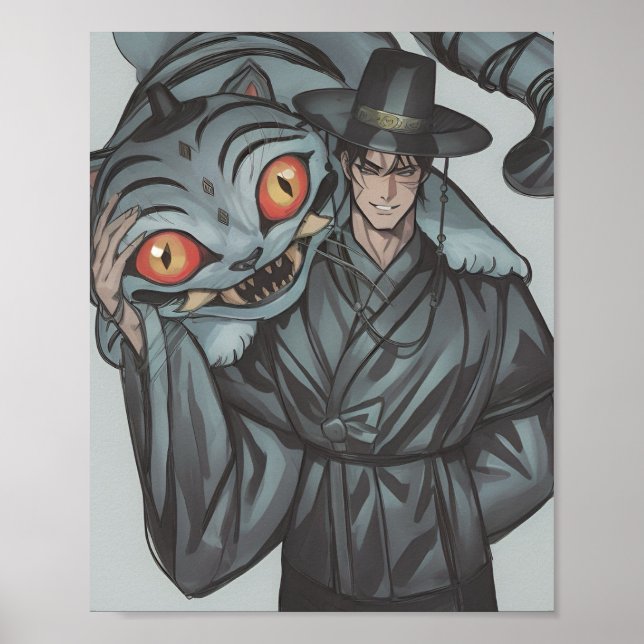 Poster Demon Hunters - Jinu (Frente)