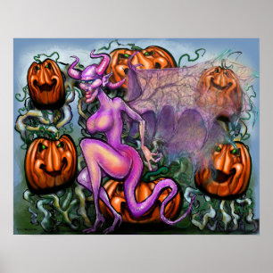 Poster Demon Pumpkins