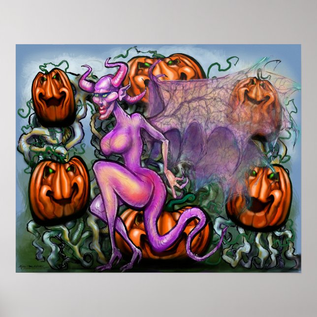 Poster Demon Pumpkins (Frente)