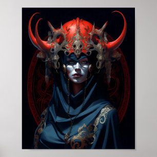 Poster Demon Queen Fantasy Art