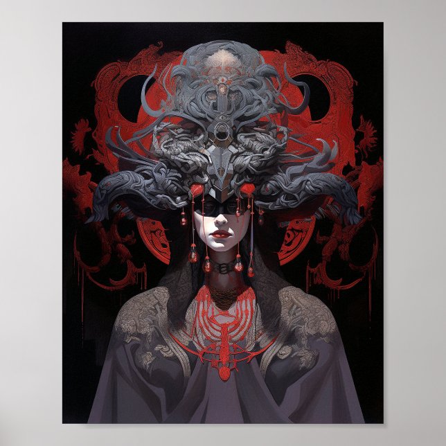 Poster Demon Queen Fantasy Art (Frente)
