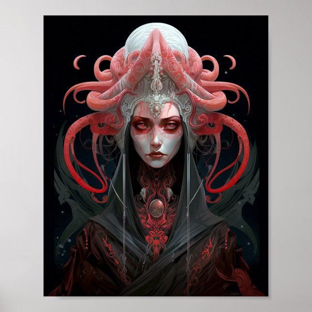 Poster Demon Queen Fantasy Art (Frente)