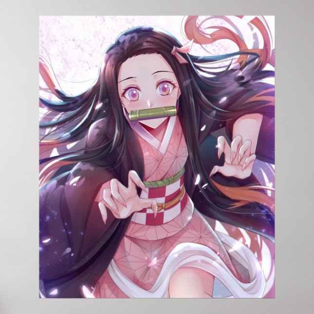 Poster Demon Slayer Nezuko Kamado (Frente)