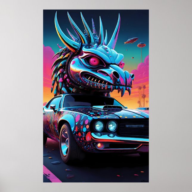 Poster Demônio de velocidade - Ken Gage Art (Frente)