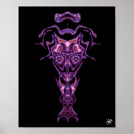 Poster Demônio do busto do submundo v1