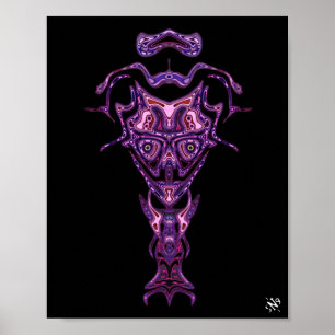 Poster Demônio do busto do submundo v1