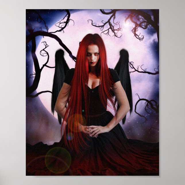 Poster Demônio Feminino Da Noite (Frente)