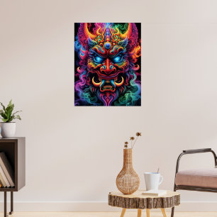 Poster Demônio Japonês