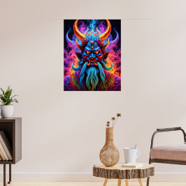 Poster Demônio Japonês