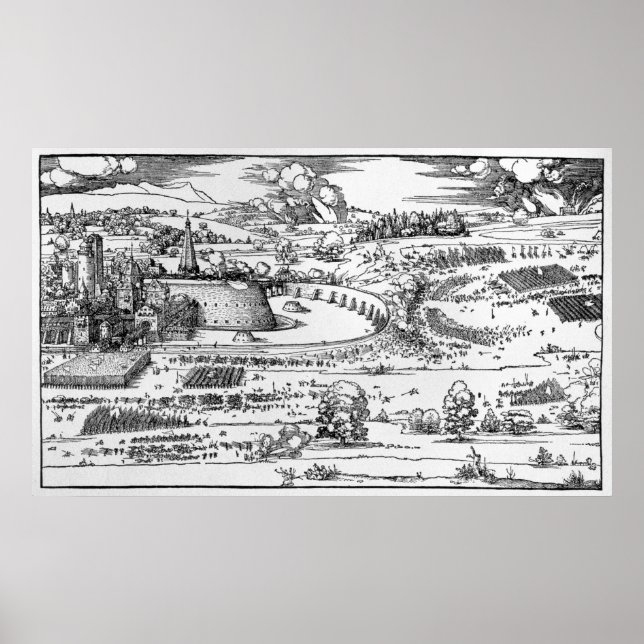 Pôster Demonstração de medidas defensivas (Frente)