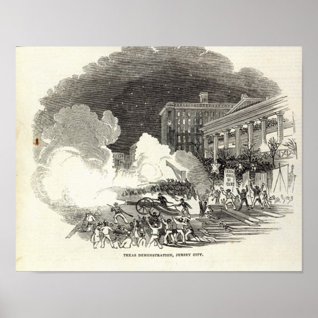 Pôster Demonstration at Jersey City (Frente)