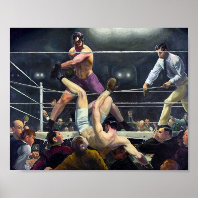 Poster Dempsey e Firpo | George Bellows | (Frente)