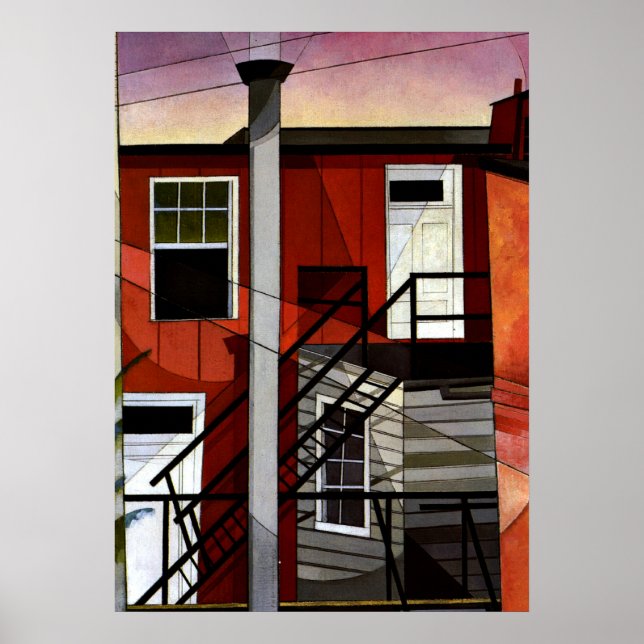 Pôster Demuth - Conveniência moderna (Frente)