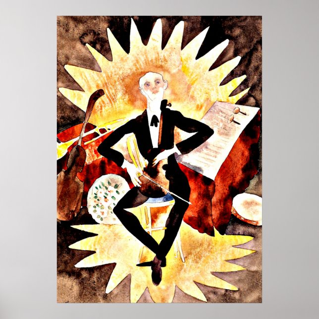 Poster Demuth - Músico (Frente)