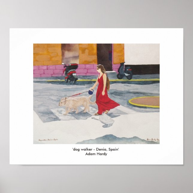 Poster Denia, arte Espanha (Frente)